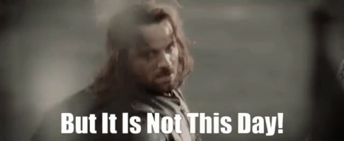 Aragorn But Notthis Day GIF - Aragorn But Notthis Day Lotr GIFs