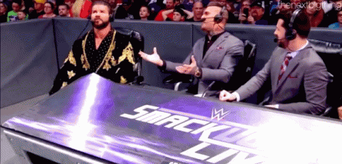 Bobby Roode Commentary GIF - Bobby Roode Commentary Wwe GIFs