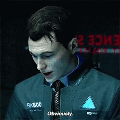 Obviously Dbh GIF - Obviously Dbh Head Shaking GIFs