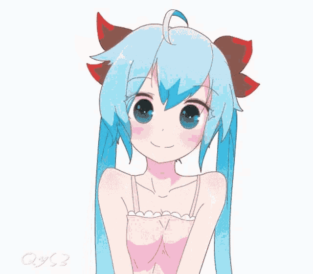 a drawing of a girl making a heart with her hands