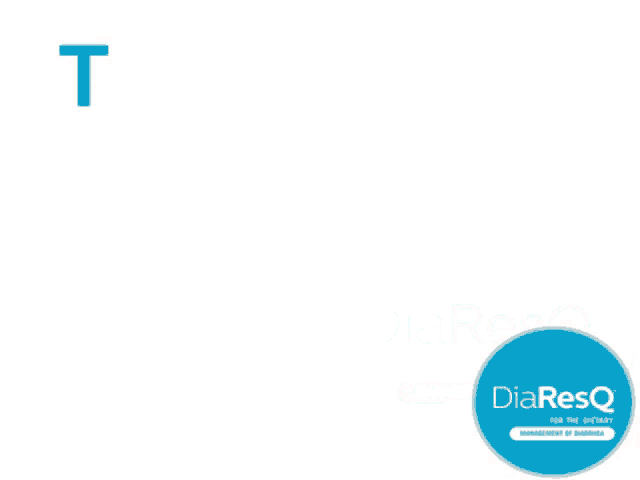 diaresq for the dietary management of diarrhea logo on a white background