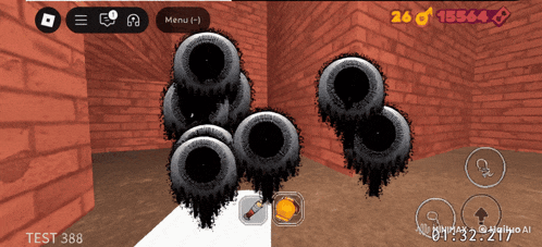 a screenshot of a game that says test 388 at the bottom
