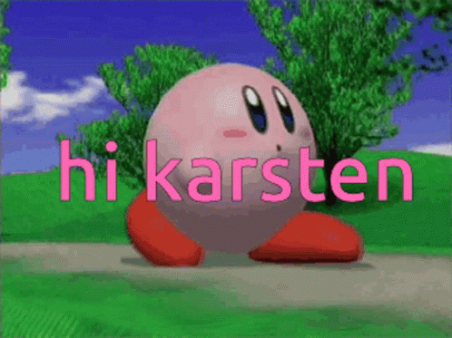Kirby Hi Karsten GIF - Kirby Hi Karsten Karsten GIFs