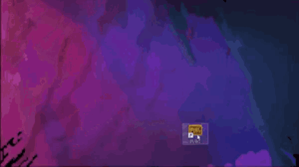 a purple background with a recycle bin icon
