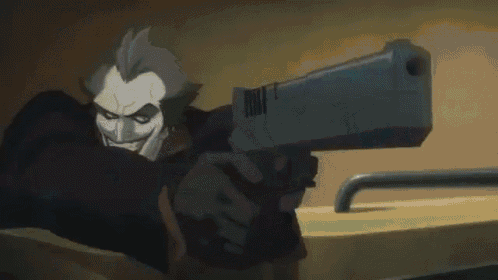 Joker GIF - Batman The Joker Headshot GIFs