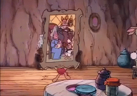 Piglet On Painting GIF - Winnie The Pooh Piglet Painting GIFs