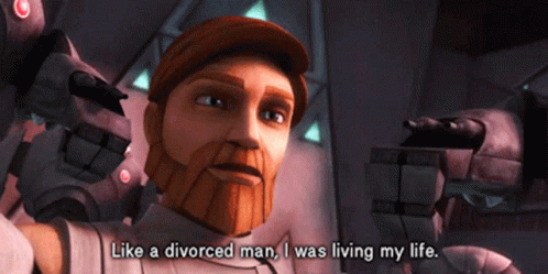 Star Wars Obi Wan Kenobi GIF - Star Wars Obi Wan Kenobi Like A Divorced Man GIFs