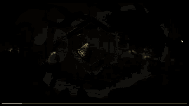 a black background with a gold colored swirl on it