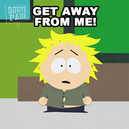 Get Away From Me Tweek Tweak GIF - Get Away From Me Tweek Tweak South Park GIFs