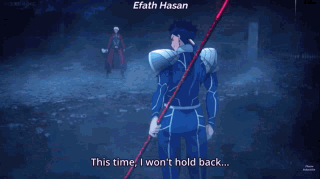 a blue background with the name efath hasan at the bottom