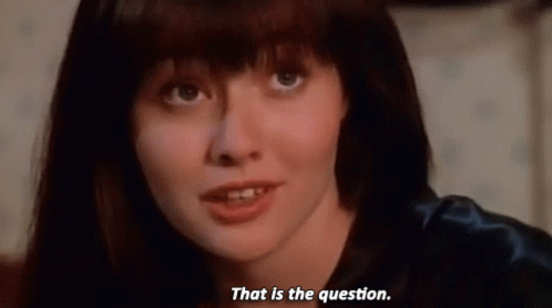 Beverly Hills90210 Brenda Walsh GIF - Beverly Hills90210 Brenda Walsh That Is The Question GIFs