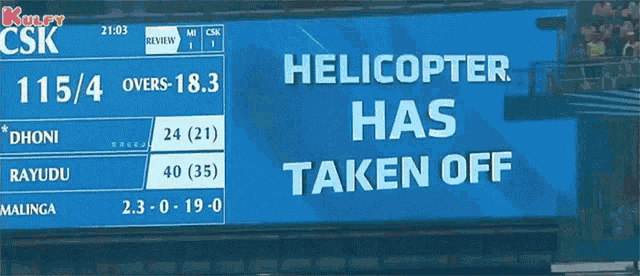 Helicopter Shot Is Taken Off Trending GIF - Helicopter Shot Is Taken Off Trending Dhoni GIFs