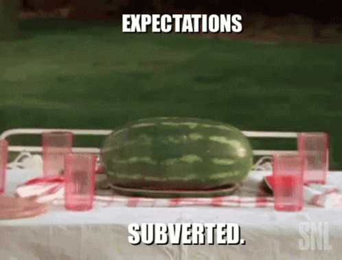 Expectations Subverted GIF - Expectations Subverted Expectations Subverted GIFs