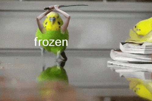 Frozen Bird GIF - Frozen Bird Sword GIFs