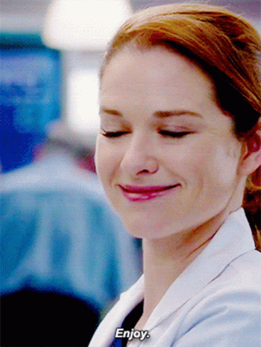 Greys Anatomy April Kepner GIF - Greys Anatomy April Kepner Enjoy GIFs