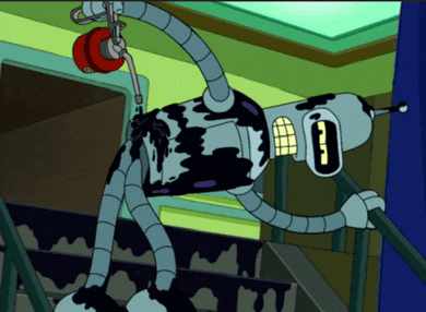 a cartoon of a robot with the number 0 on it