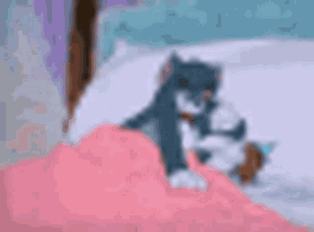 Tom And Jerry Cartoons GIF - Tom And Jerry Cartoons Bed GIFs