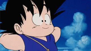 Kid Goku Kid Krillin GIF