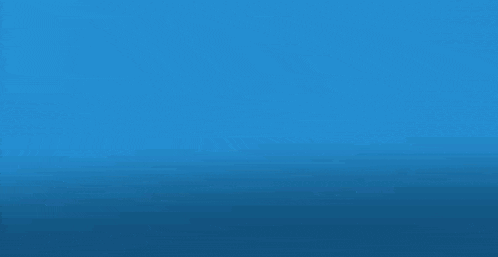 a cartoon character is holding a gun to his head in the ocean .