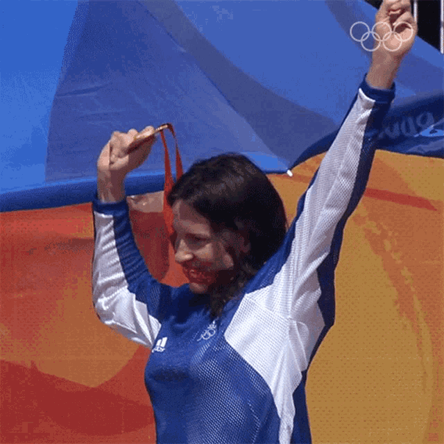 Victorious Carroline Chausson GIF - Victorious Carroline Chausson Olympics GIFs