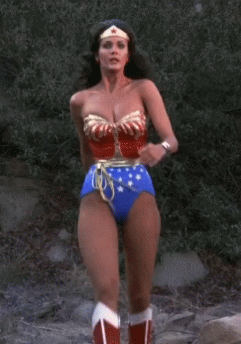 Wonder Woman Hey GIF - Wonder Woman Hey Called Out GIFs