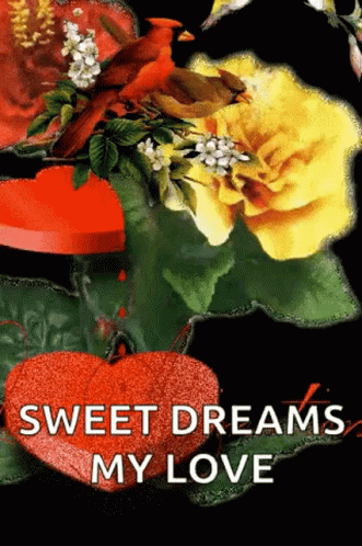 Sweet Dreams My Love Sparkles GIF - Sweet Dreams My Love Sparkles Flowers GIFs