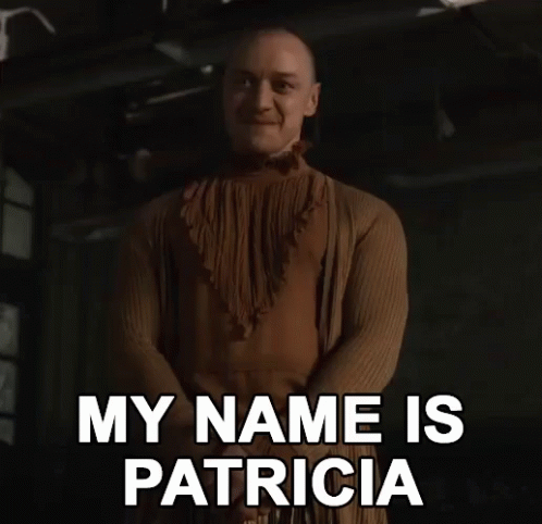 My Name Is Patricia Im Patricia GIF - My Name Is Patricia Im Patricia Hey GIFs