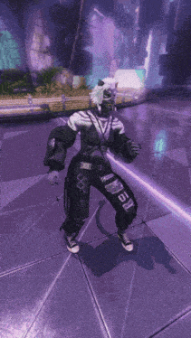 a person in a video game with the number 10 on the pants