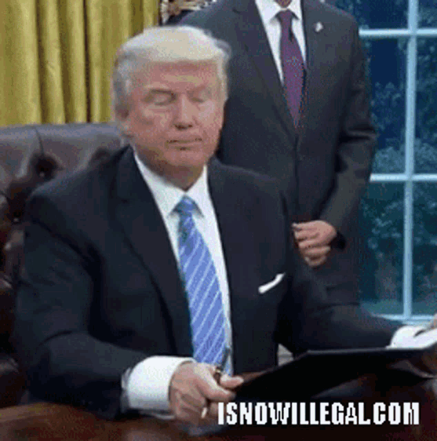 Illegal Trump GIF - Illegal Trump Note GIFs