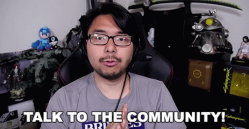 Talk To The Community Socialize GIF - Talk To The Community Socialize Talk To People GIFs