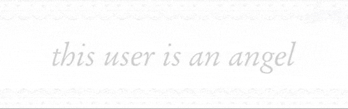 a white sign that says `` this user is an angel ''