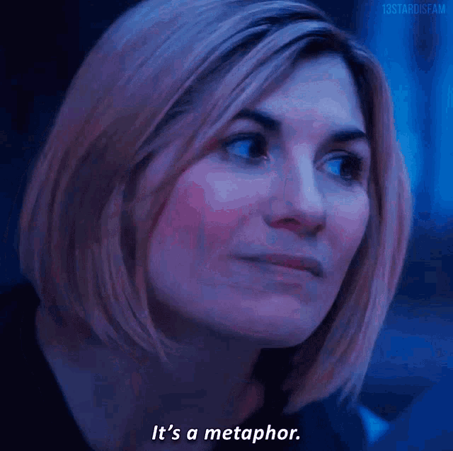 Doctor Who Its A Metaphor GIF - Doctor Who Its A Metaphor Metaphor GIFs