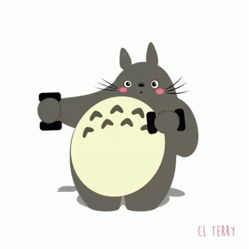 Exercise Work Out GIF - Exercise Work Out Totoro GIFs