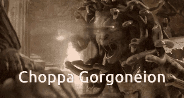 Choppa Mald Gorgoneion GIF - Choppa Mald Gorgoneion Medusa GIFs
