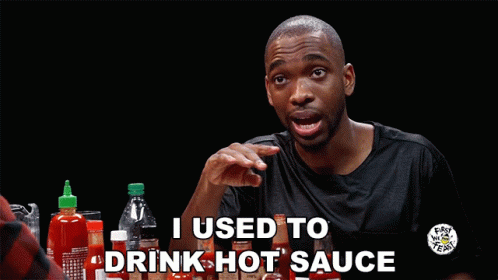 I Used To Drink Hot Sauce Drinking Hot Sauce GIF - I Used To Drink Hot Sauce Drinking Hot Sauce Hot Sauce GIFs