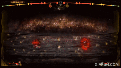 a screen shot of a video game that says quick mode on