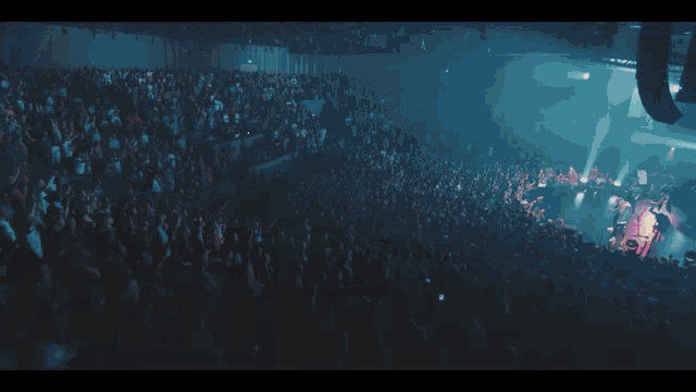 a group of people on a stage with a sign that says i will see your glory