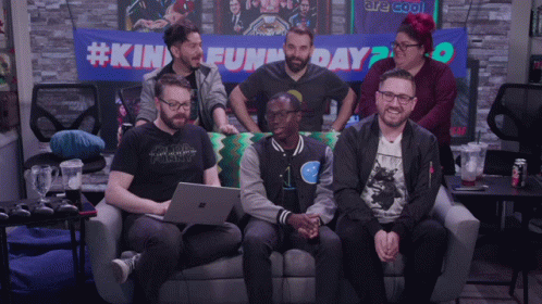Kinda Funny Hanging Out GIF - Kinda Funny Hanging Out Friends GIFs