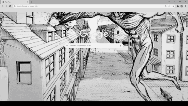 a black and white drawing of a monster on a computer screen