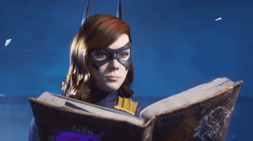 Gotham Knights Batgirl GIF - Gotham Knights Batgirl Close The Book GIFs