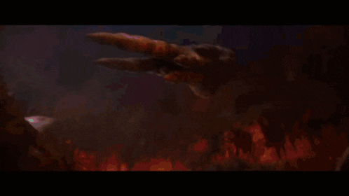 a painting of a helicopter flying through a dark room