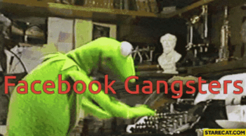 Kermit Facebook Gangster GIF