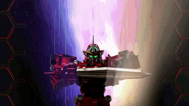 Mecha Red Buster GIF - Mecha Red Buster Finisher GIFs