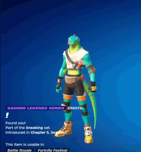 a lizard is holding a red exclamation point in a video game