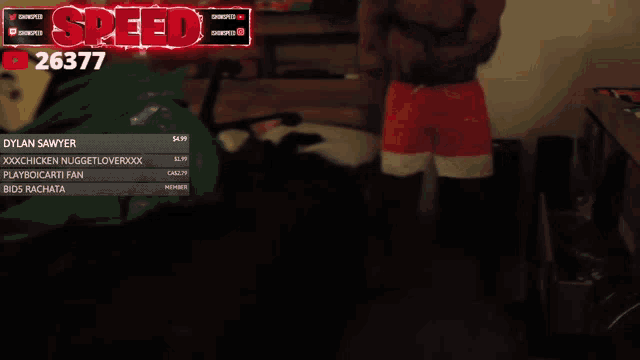 a screenshot of a video with the name dylan sawyer