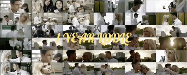a collage of images with the words 1 year jodie