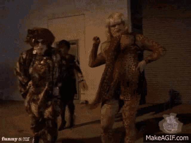 a man is getting out of a car with makeagif.com in the corner