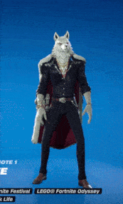 a man with a wolf 's head is holding a gun