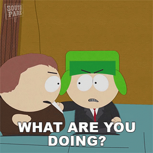 What Are You Doing Eric Cartman GIF - What Are You Doing Eric Cartman Kyle Broflovski GIFs