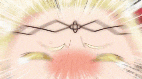a cartoon character with a flower in her hair is crying